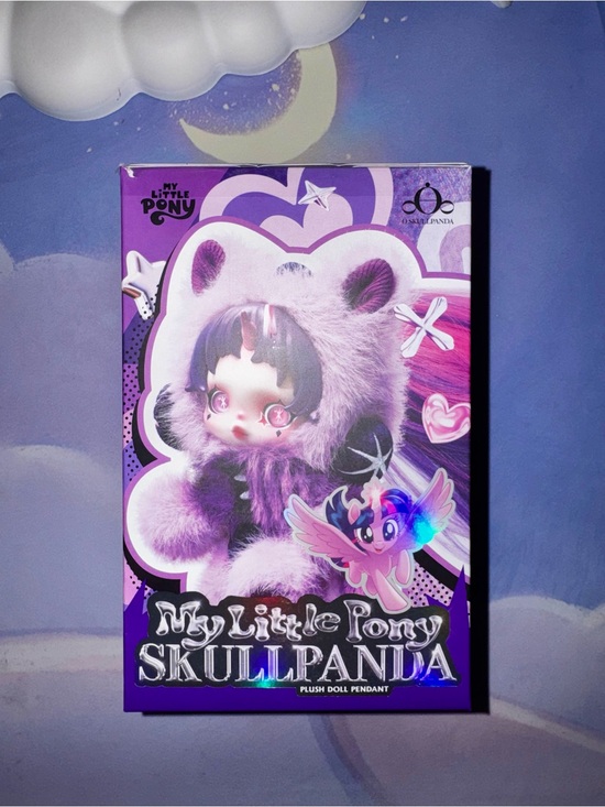 POP MART Handbags - TWILIGHT SPARKLE - My Little Pony x Skullpanda Plush Doll Pendant -